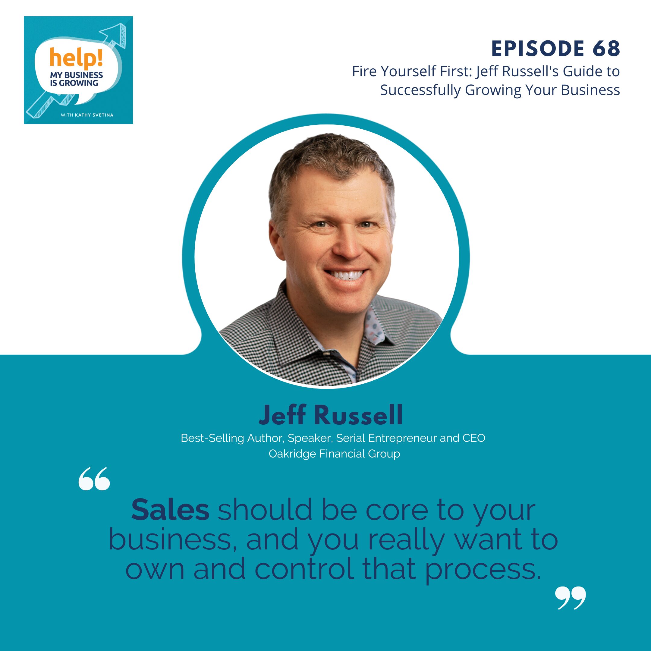 Sales should be core to your business, and you really want to own and control that process.