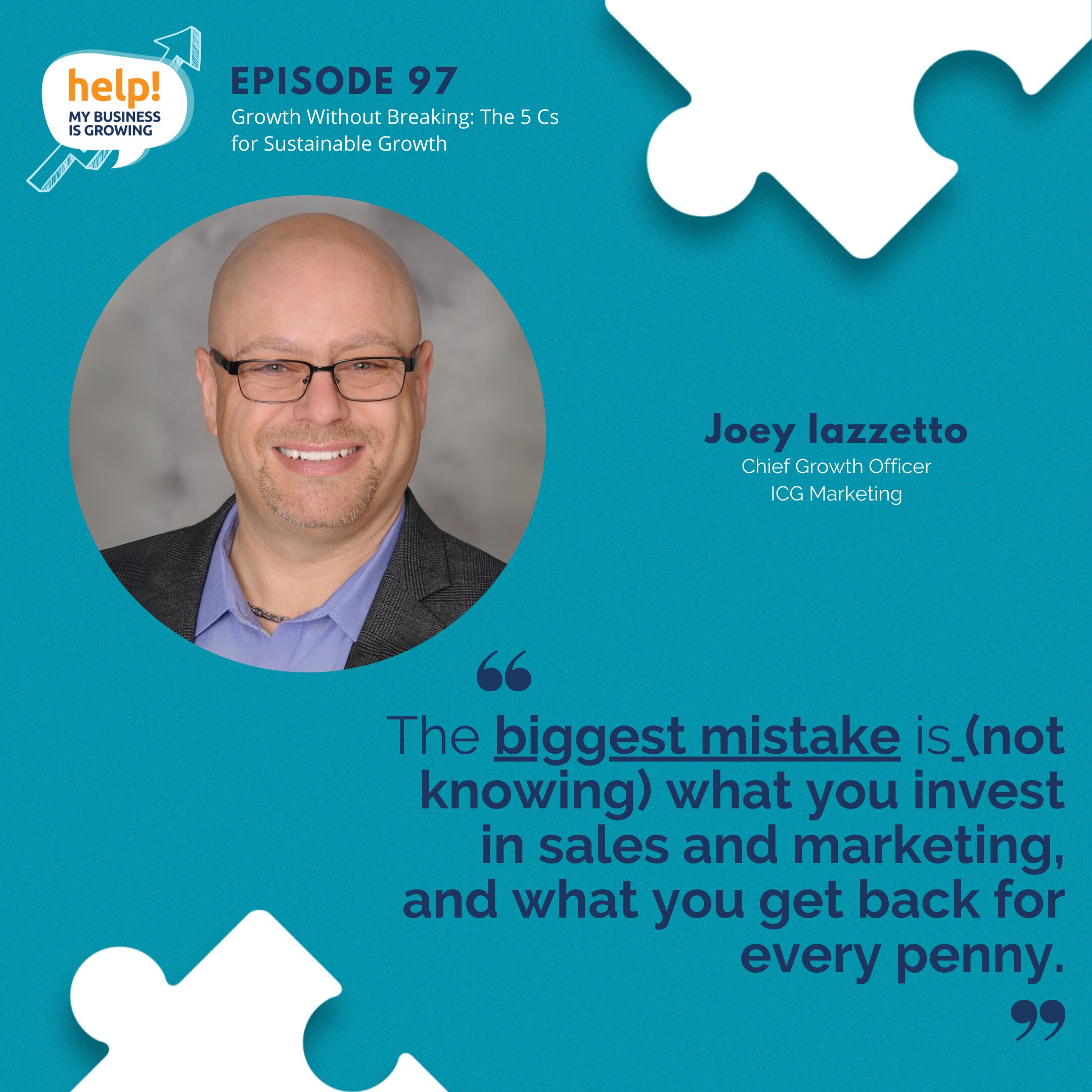 The biggest mistake....is (not knowing) what you invest in sales and marketing, and what you get back for every penny.