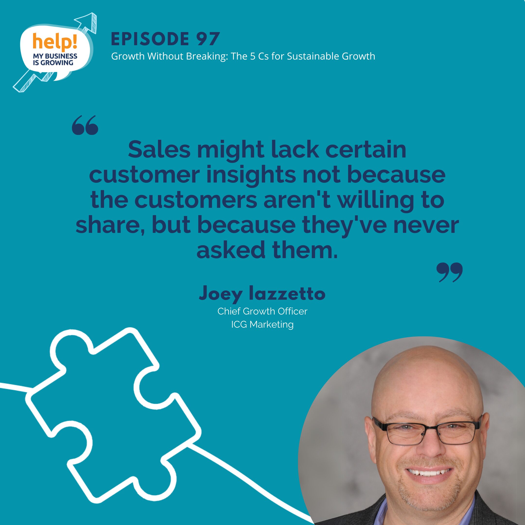 Sales might lack certain customer insights not because the customers aren't willing to share, but because they've never asked them.