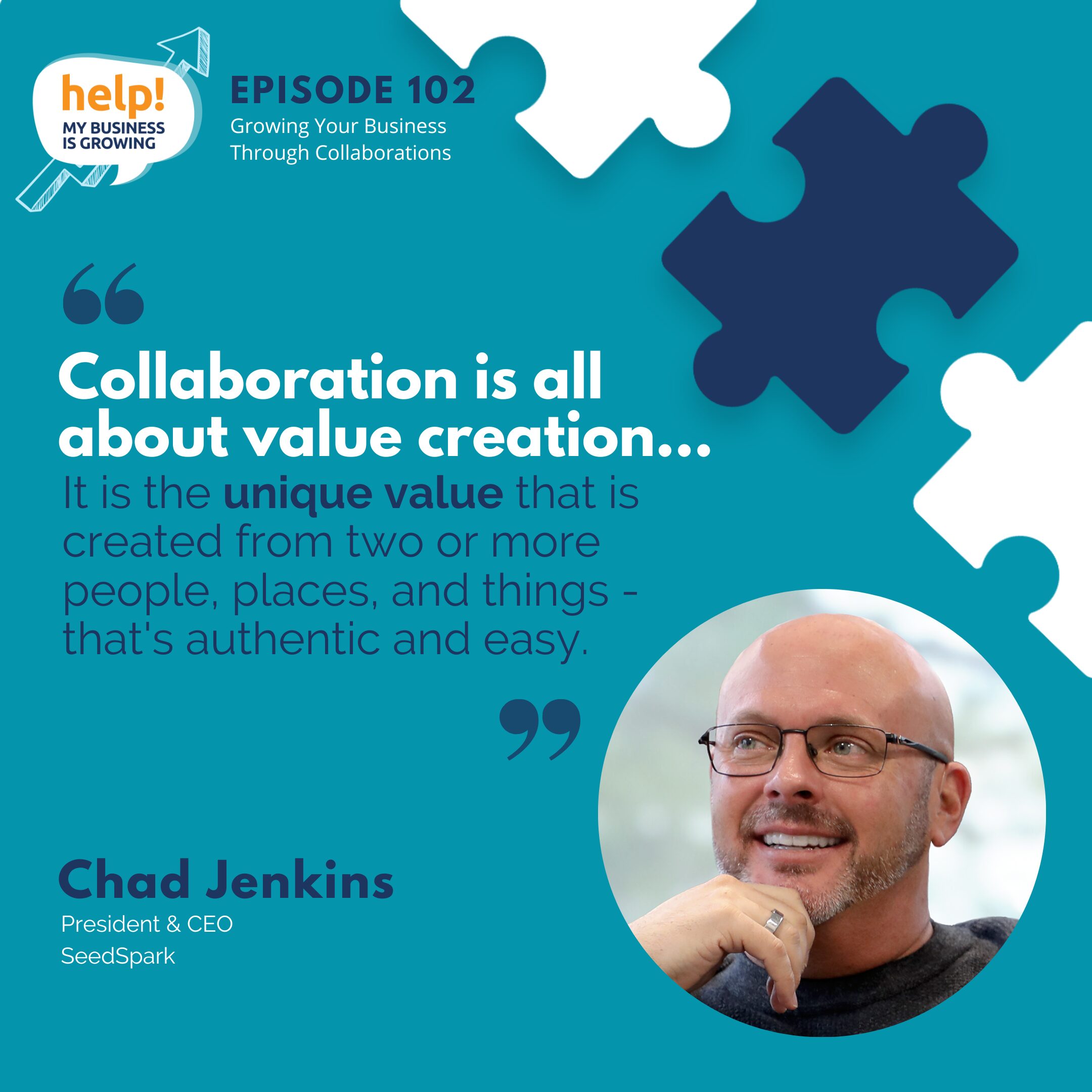 Collaboration is all about value creation...It is the unique value that is created from two or more people, places, and things - that's authentic and easy.