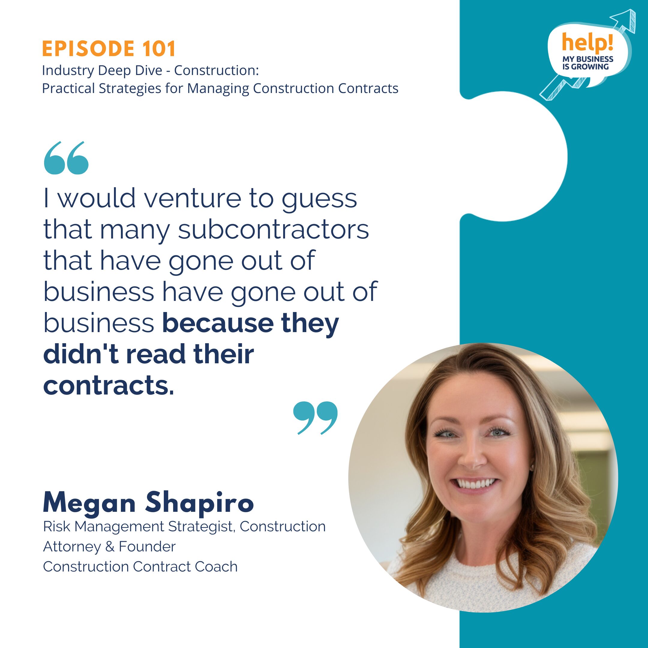 I would venture to guess that many subcontractors that have gone out of business have gone out of business because they didn't read their contracts.